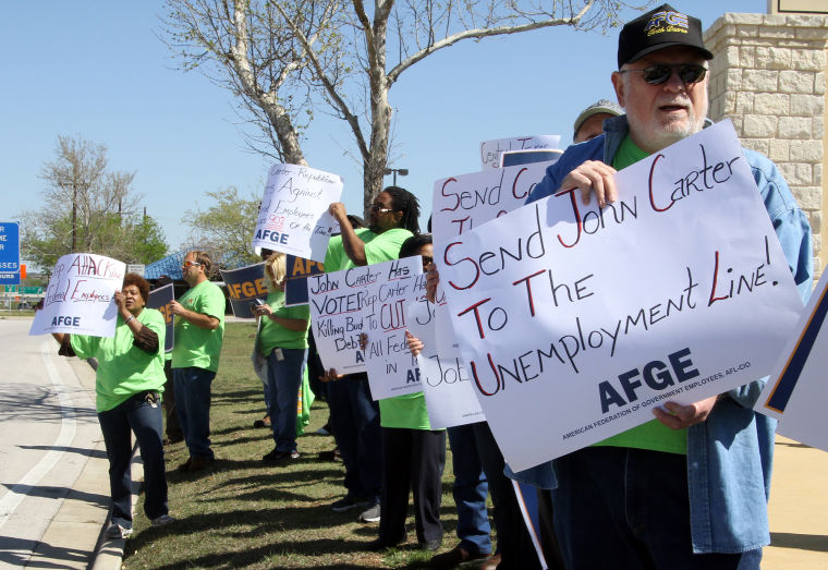 Protest at Fort Hood